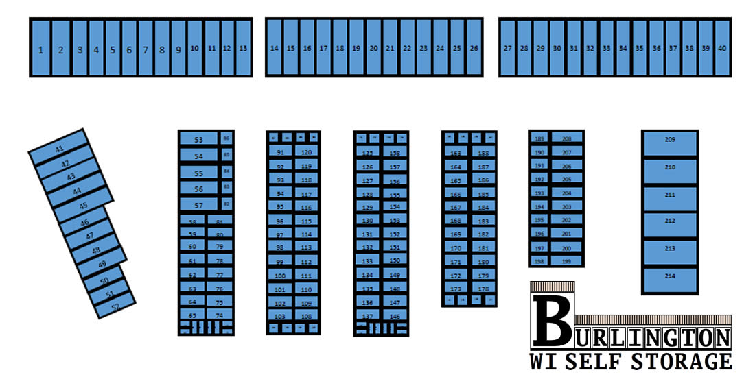 Self Storage Facility Layout
